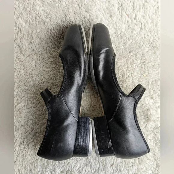 CAPEZIO Tap Dance shoes Made in Brazil size 6 black leather - Picture 6 of 11
